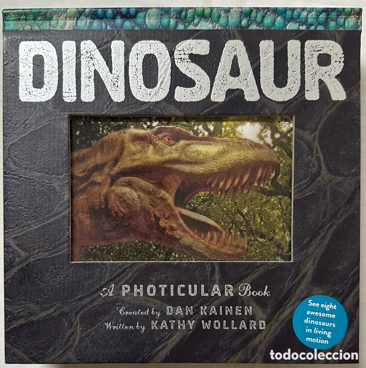 Libros de segunda mano: Dinosaur. A photicular book. Dan Kainen. En movimiento. 2018, primera edici&oacute;n. - Foto 2