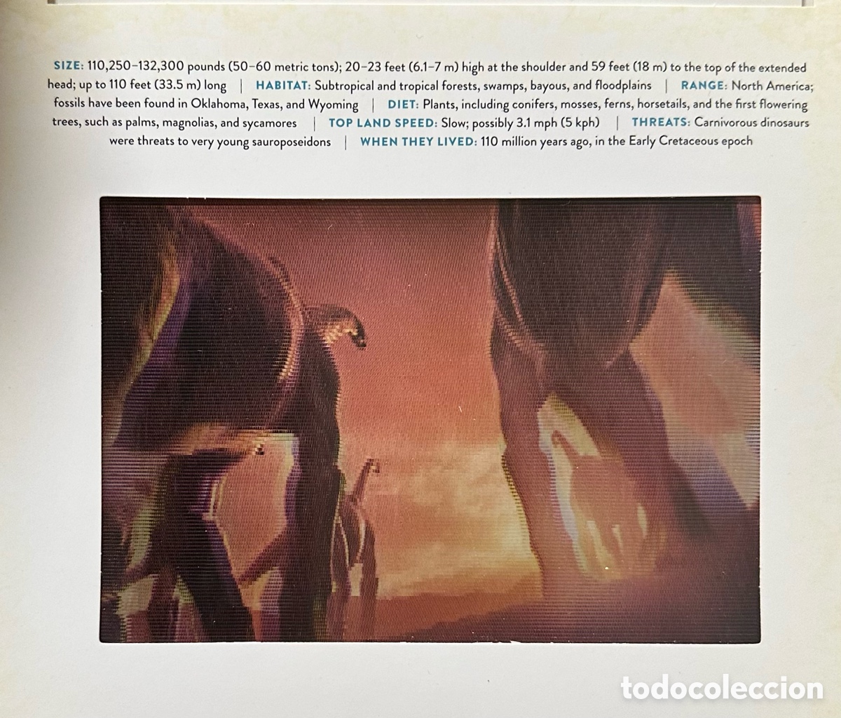 Libros de segunda mano: Dinosaur. A photicular book. Dan Kainen. En movimiento. 2018, primera edici&oacute;n. - Foto 10