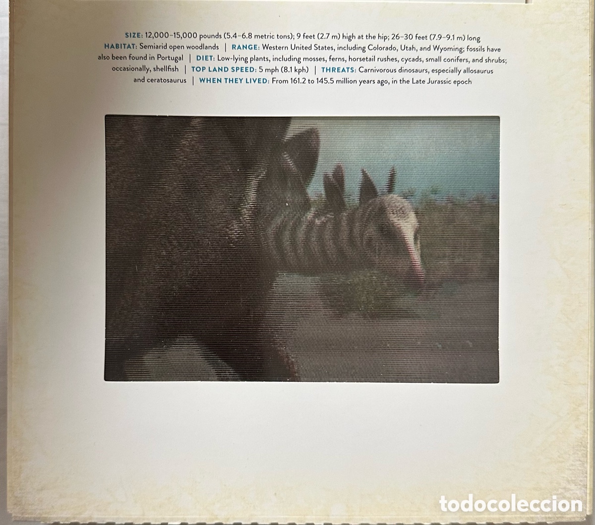 Libros de segunda mano: Dinosaur. A photicular book. Dan Kainen. En movimiento. 2018, primera edici&oacute;n. - Foto 11