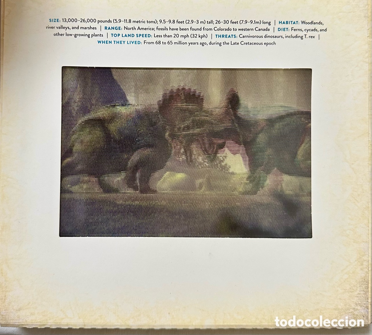Libros de segunda mano: Dinosaur. A photicular book. Dan Kainen. En movimiento. 2018, primera edici&oacute;n. - Foto 14