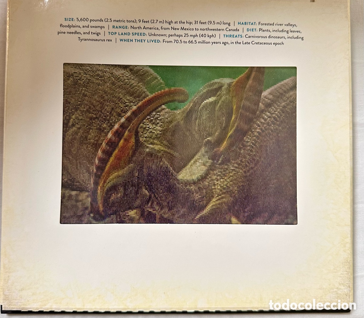 Libros de segunda mano: Dinosaur. A photicular book. Dan Kainen. En movimiento. 2018, primera edici&oacute;n. - Foto 16