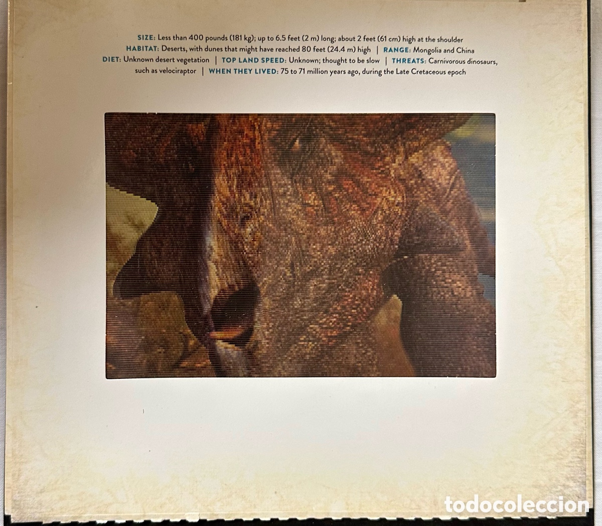 Libros de segunda mano: Dinosaur. A photicular book. Dan Kainen. En movimiento. 2018, primera edici&oacute;n. - Foto 17