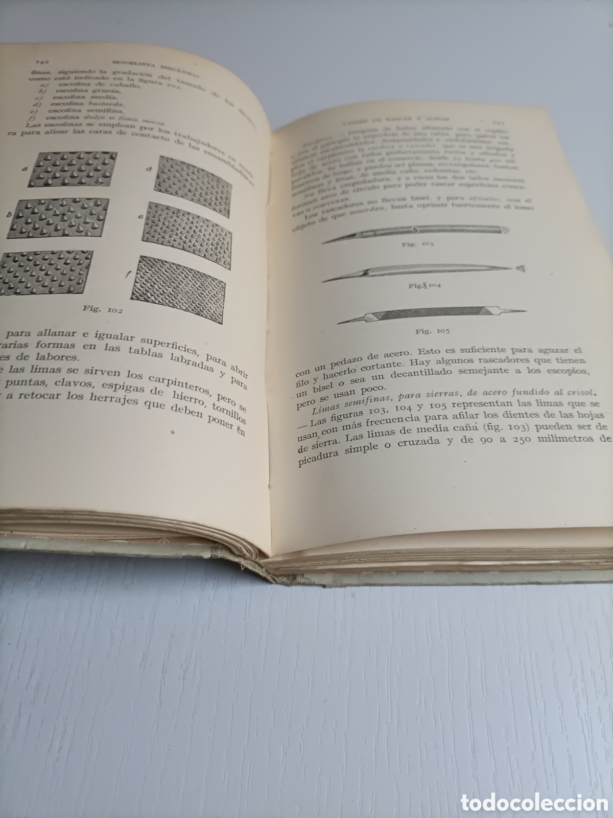 Libros de segunda mano de ciencias: Manual del modelista mec&aacute;nico del carpintero y del ebanista . V. Goffi Madera - Foto 11