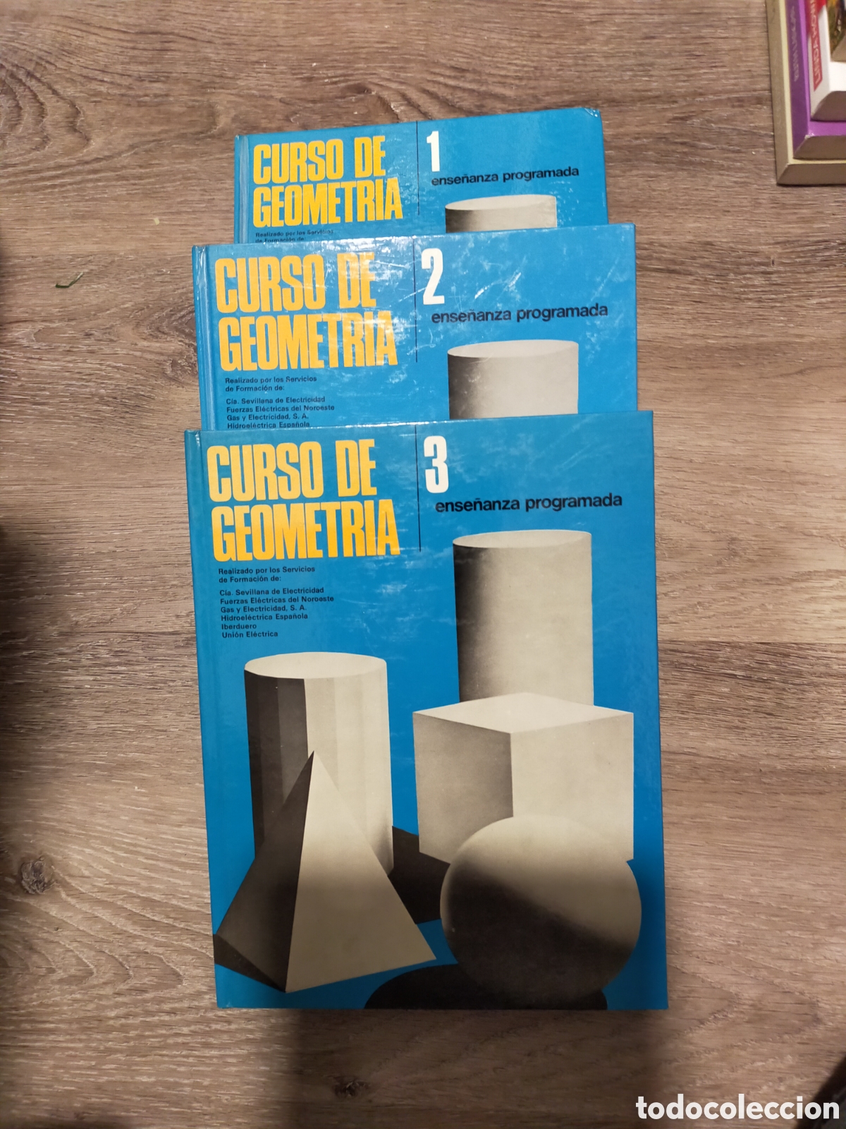 Libros de segunda mano de ciencias: CURSO DE GEOMETR&Iacute;A COMPLETO 3 TOMOS ENSE&Ntilde;ANZA PROGRAMADA COMO NUEVOS - Foto 1