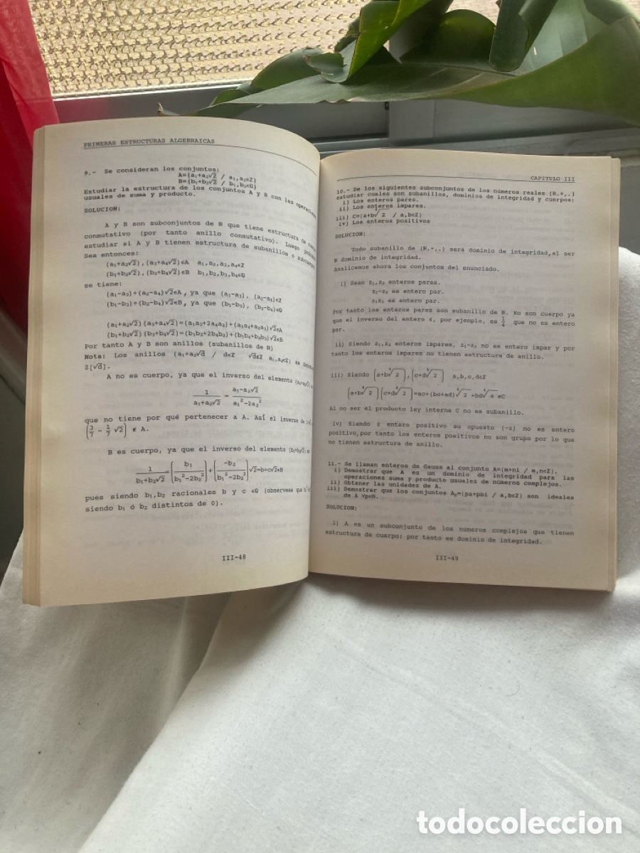 Libros de segunda mano de ciencias: PROBLEMAS DE &Aacute;LGEBRA - Foto 7