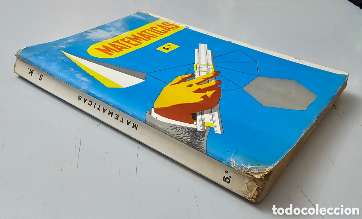 Libros de segunda mano de ciencias: LIBRO MATEMATICAS 5&deg; CURSO (Espa&ntilde;a - Ediciones S.M. - 1967) SIGNOS DE USO - Foto 2