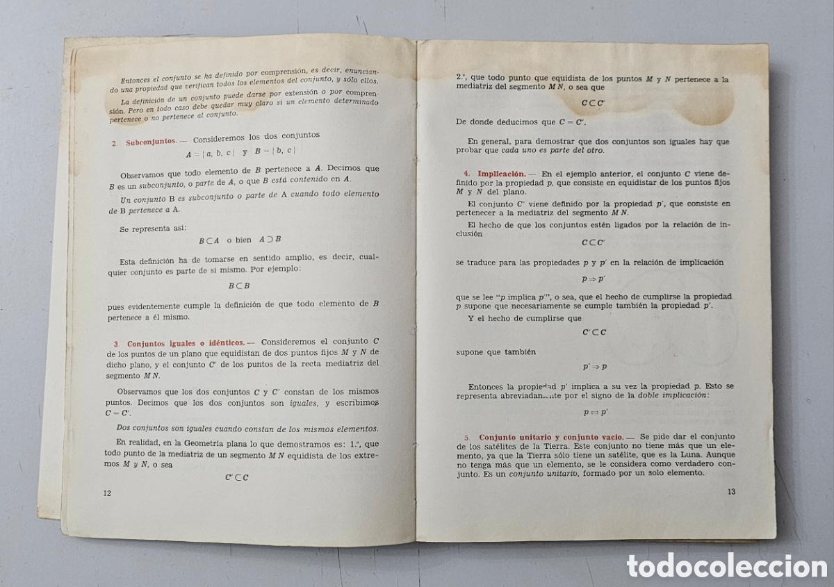 Libros de segunda mano de ciencias: LIBRO MATEMATICAS 5&deg; CURSO (Espa&ntilde;a - Ediciones S.M. - 1967) SIGNOS DE USO - Foto 13