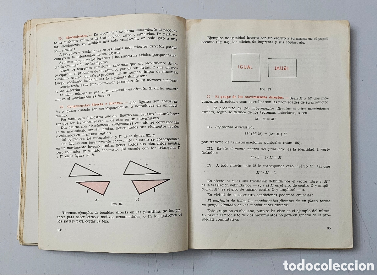 Libros de segunda mano de ciencias: LIBRO MATEMATICAS 5&deg; CURSO (Espa&ntilde;a - Ediciones S.M. - 1967) SIGNOS DE USO - Foto 18