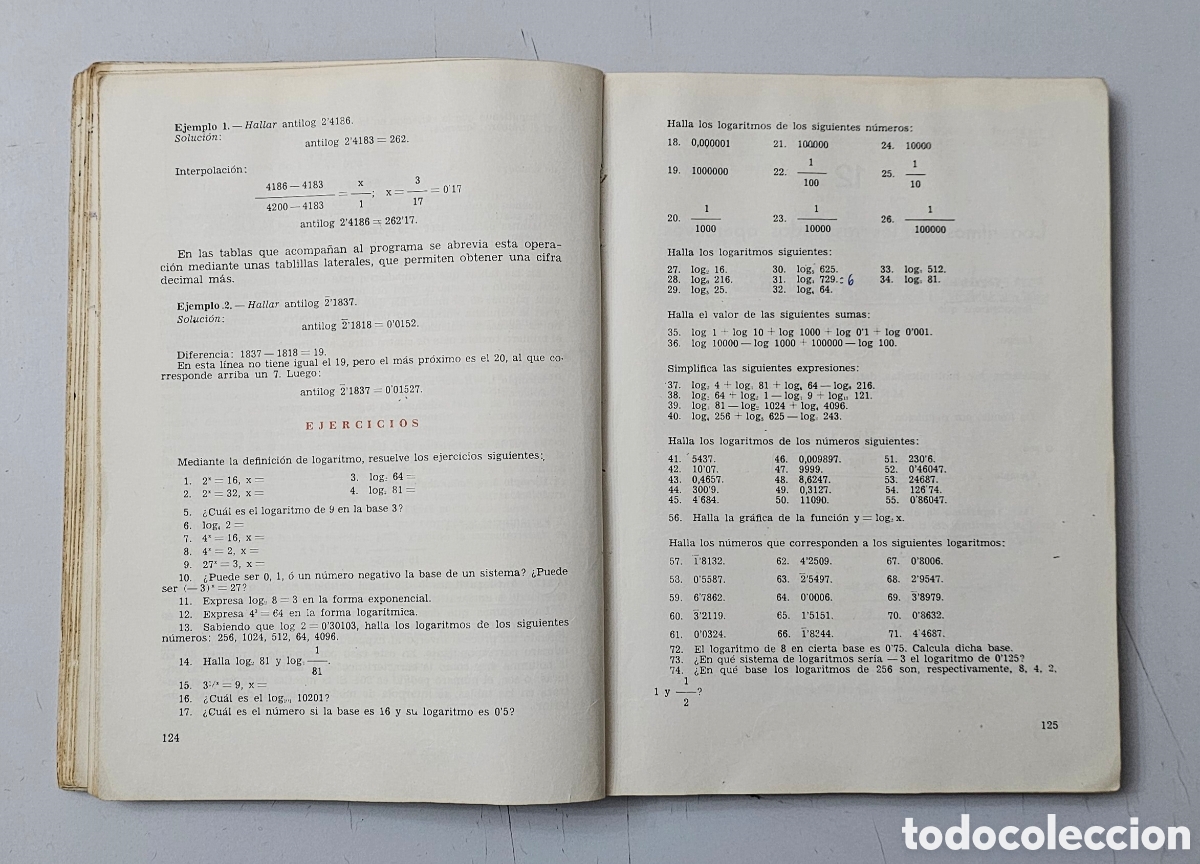 Libros de segunda mano de ciencias: LIBRO MATEMATICAS 5&deg; CURSO (Espa&ntilde;a - Ediciones S.M. - 1967) SIGNOS DE USO - Foto 20