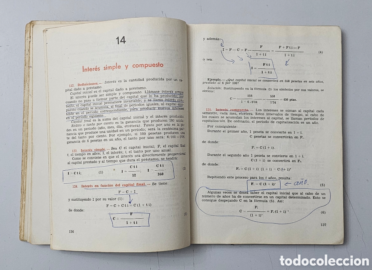 Libros de segunda mano de ciencias: LIBRO MATEMATICAS 5&deg; CURSO (Espa&ntilde;a - Ediciones S.M. - 1967) SIGNOS DE USO - Foto 21