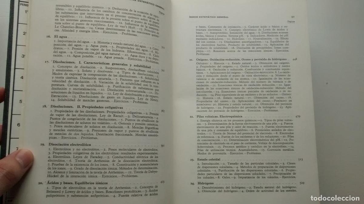 Libros de segunda mano de ciencias: Qu&iacute;mica general moderna - Babor, Ibarz - 8&ordf; edici&oacute;n 1975 - Foto 8