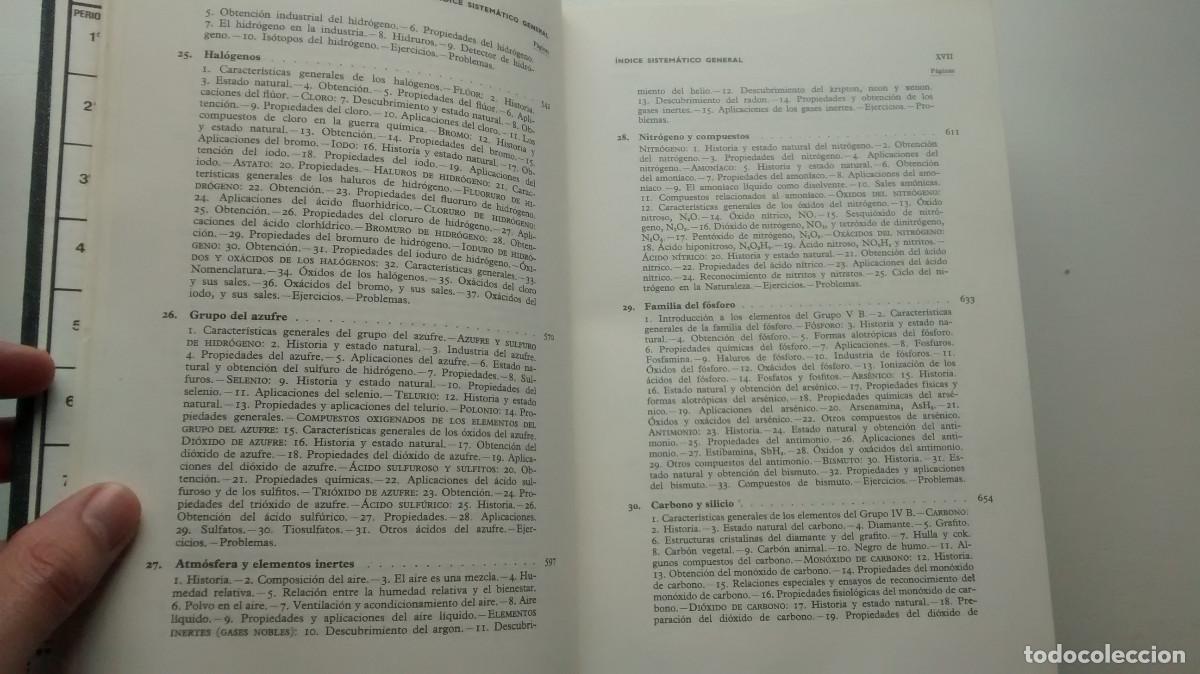 Libros de segunda mano de ciencias: Qu&iacute;mica general moderna - Babor, Ibarz - 8&ordf; edici&oacute;n 1975 - Foto 9