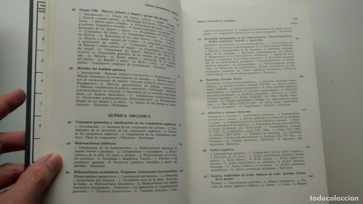 Libros de segunda mano de ciencias: Qu&iacute;mica general moderna - Babor, Ibarz - 8&ordf; edici&oacute;n 1975 - Foto 11