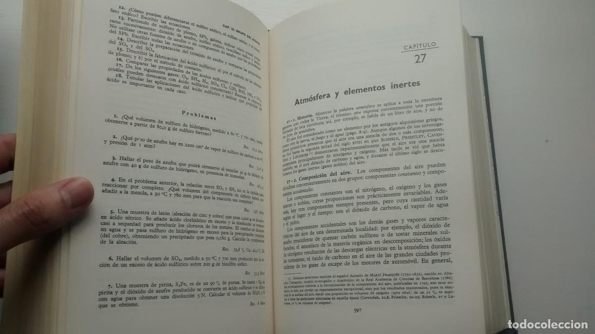 Libros de segunda mano de ciencias: Qu&iacute;mica general moderna - Babor, Ibarz - 8&ordf; edici&oacute;n 1975 - Foto 13