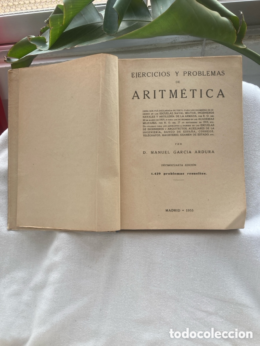 Libros de segunda mano de ciencias: EJERCICIOS Y PROBLEMAS DE ARITM&Eacute;TICA - Foto 3