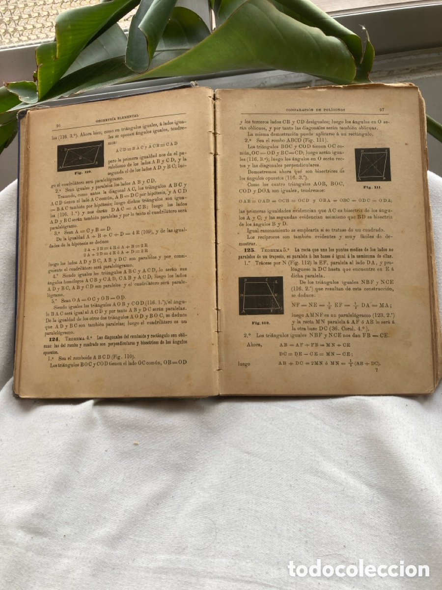 Libros de segunda mano de ciencias: CURSO De GEOMETR&Iacute;A ELEMENTAL Y TRIGONOMETR&Iacute;A RECTIL&Iacute;NEA - Foto 6