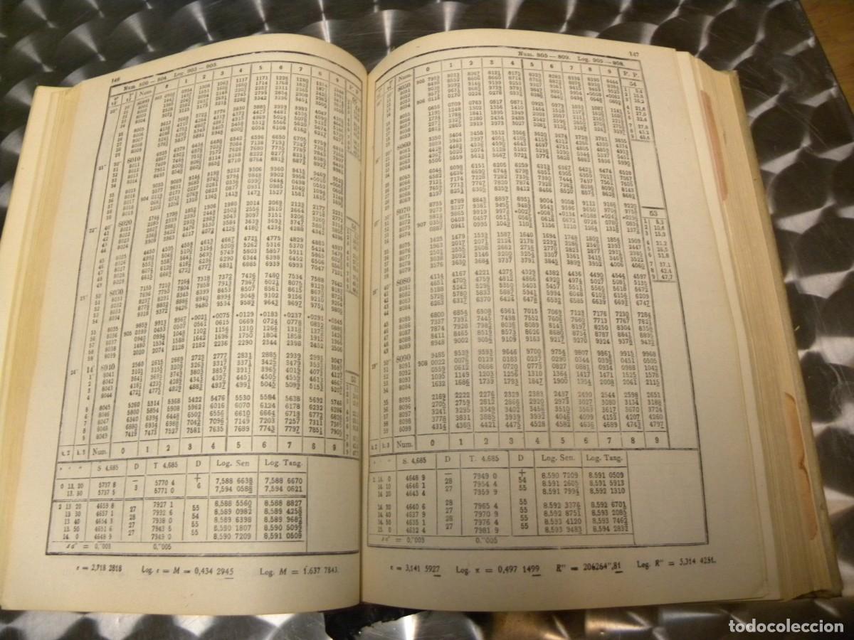 Libros de segunda mano de ciencias: TABLAS DE LOGARISMOS - L SCHRON - Foto 2
