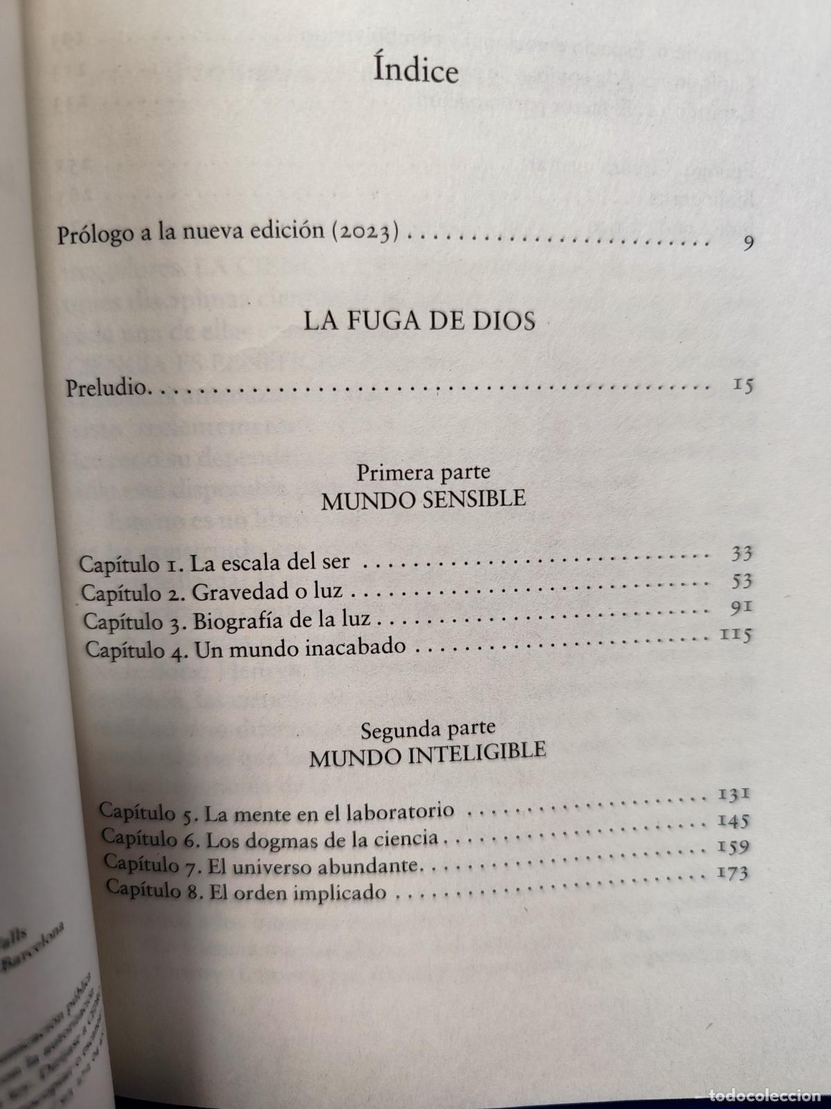 Libros de segunda mano de ciencias: FUGA DE DIOS, LA - ARNAU, JUAN, - Foto 5