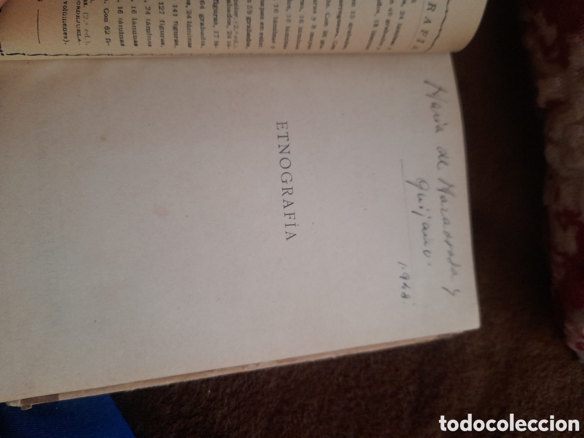 Libros de segunda mano: ETNOGRAFIA, Estudio General de las razas, Editorial Labor de 1940 - Foto 2