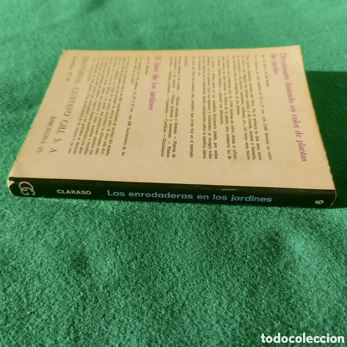 Libros de segunda mano: LAS ENREDADERAS EN LOS JARDINES. CLARASO, NOEL. - Foto 2
