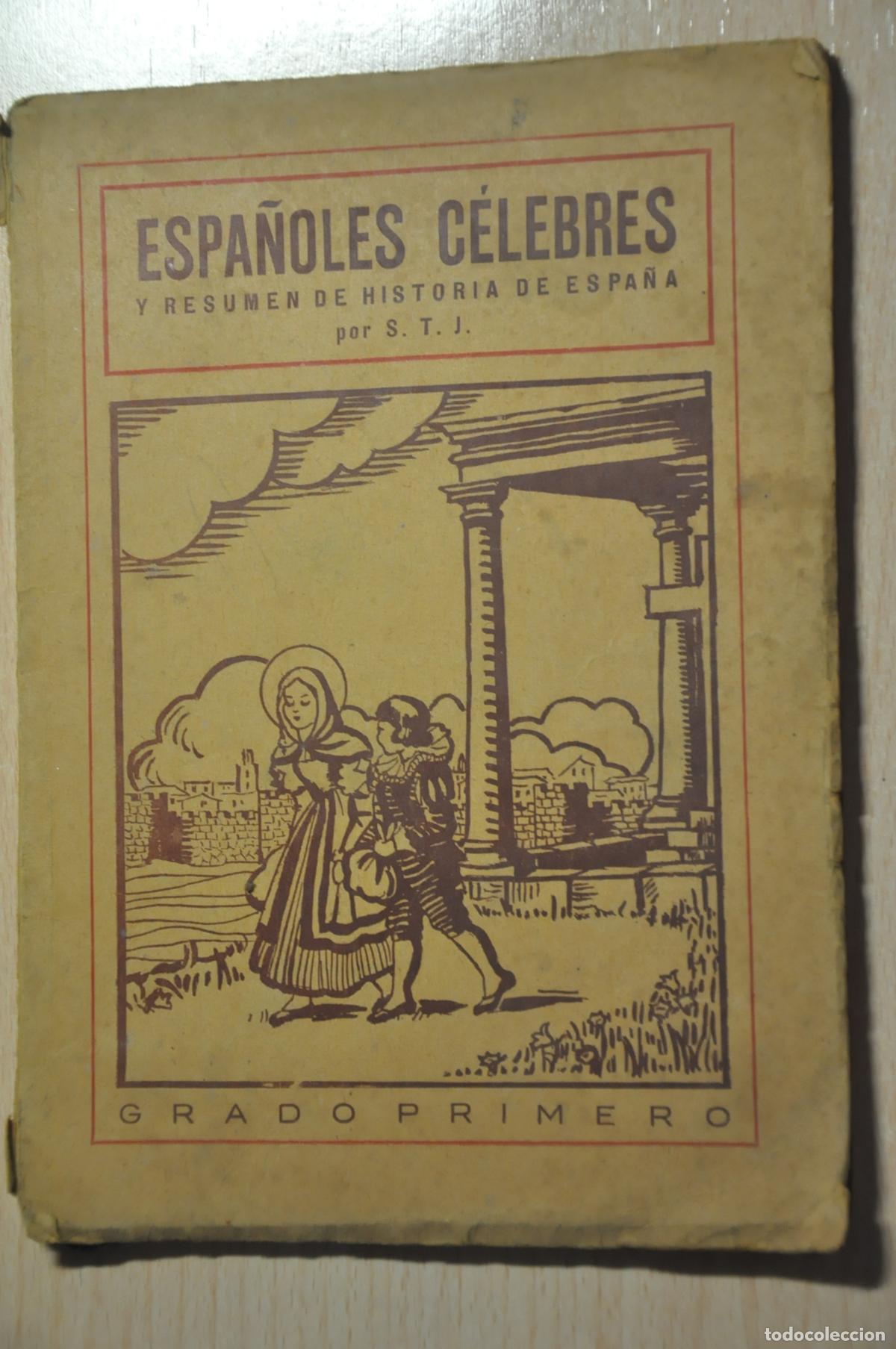 Libros de segunda mano de ciencias: espa&ntilde;oles celebres, grado primero - Foto 1