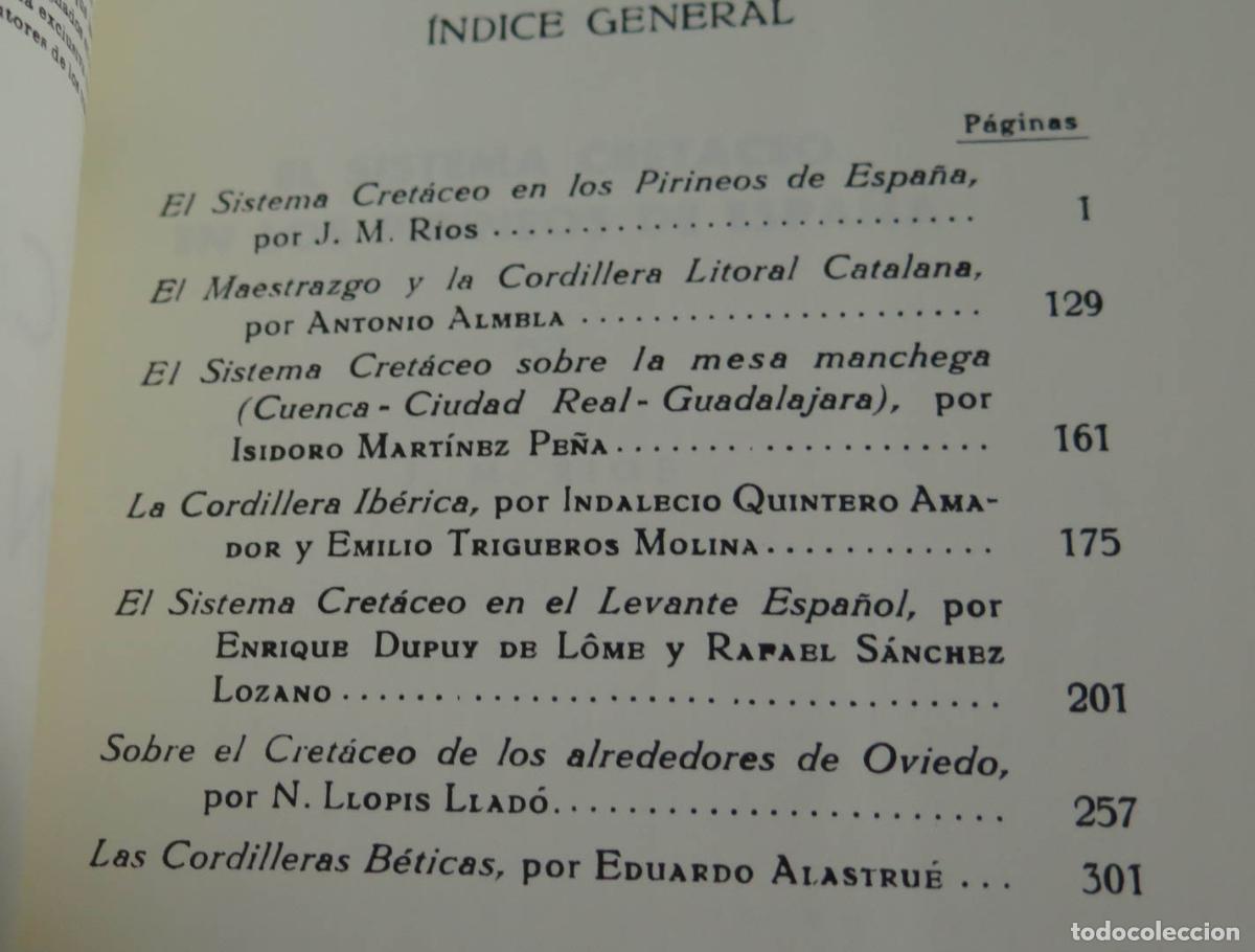 Libros de segunda mano: EL CRETACEO EN ESPA&Ntilde;A - Foto 2