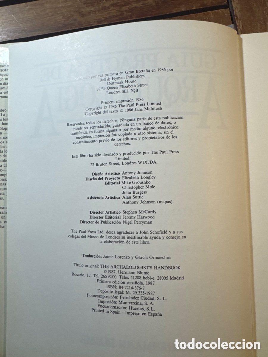 Libros de segunda mano: Gu&iacute;a pr&aacute;ctica de arqueolog&iacute;a Jane McIntosh - Foto 3
