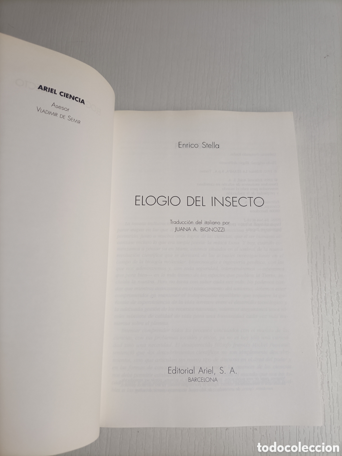 Libros de segunda mano: Elogio del insecto Enrico Stella - Foto 6