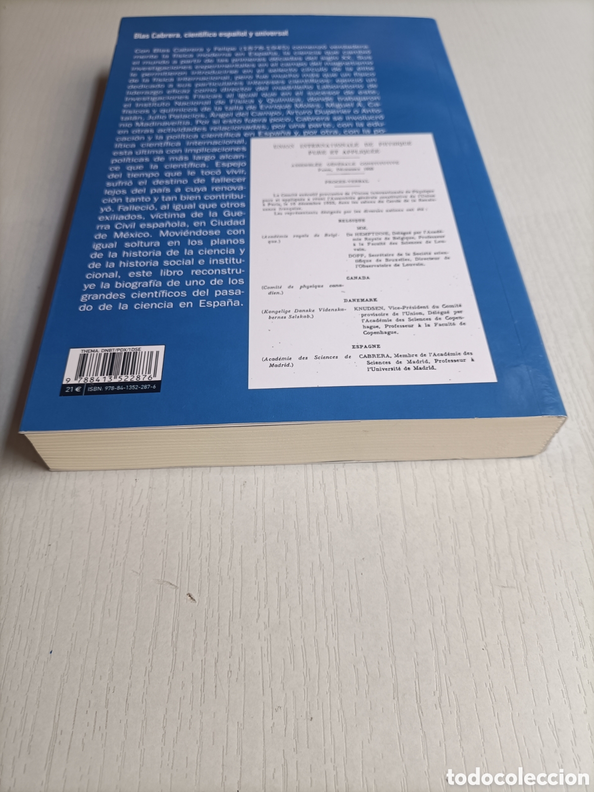 Libros de segunda mano de ciencias: Blas Cabrera cient&iacute;fico espa&ntilde;ol y universal. Jos&eacute; Manuel S&aacute;nchez Ron - Foto 6