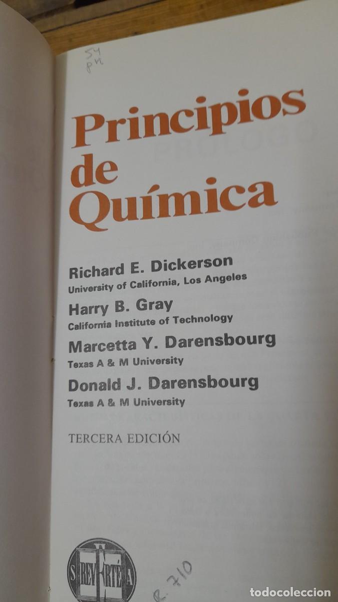 Libros de segunda mano de ciencias: Libro principios de qu&iacute;mica editorial Reverte - Foto 2