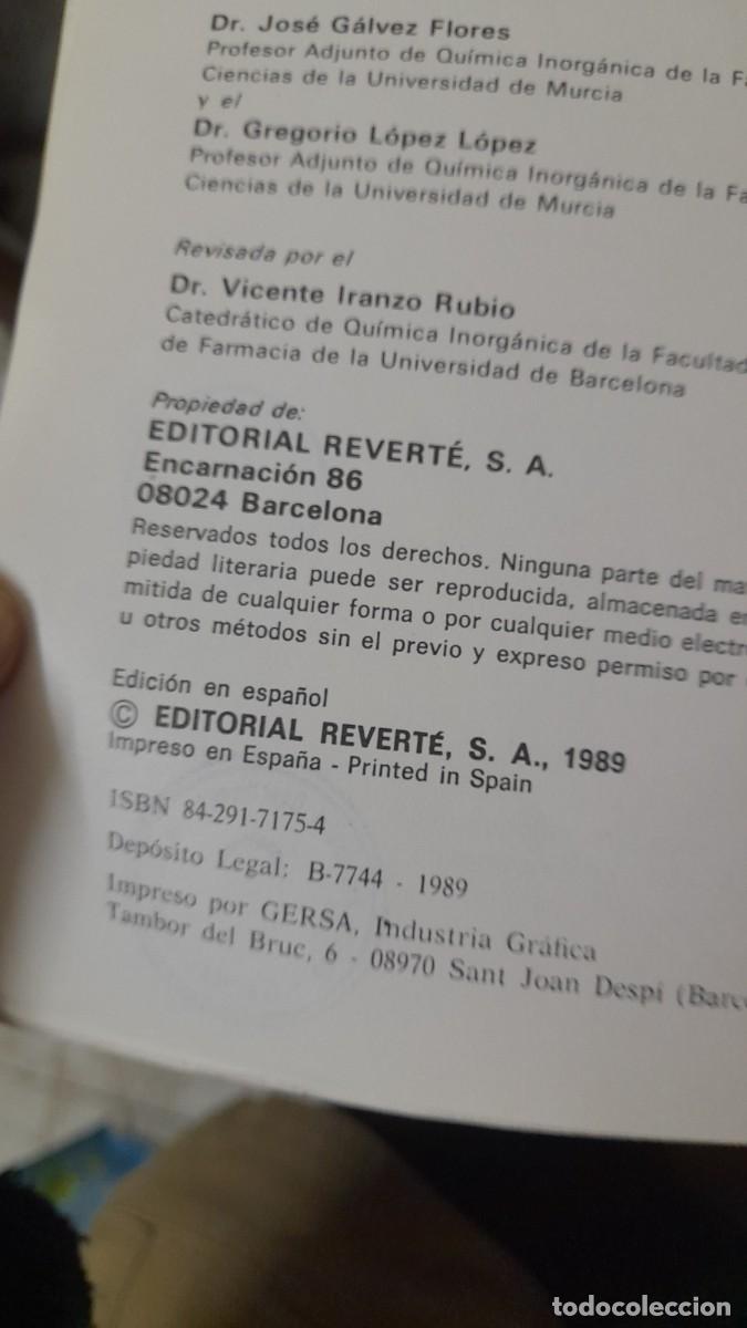 Libros de segunda mano de ciencias: Libro principios de qu&iacute;mica editorial Reverte - Foto 4