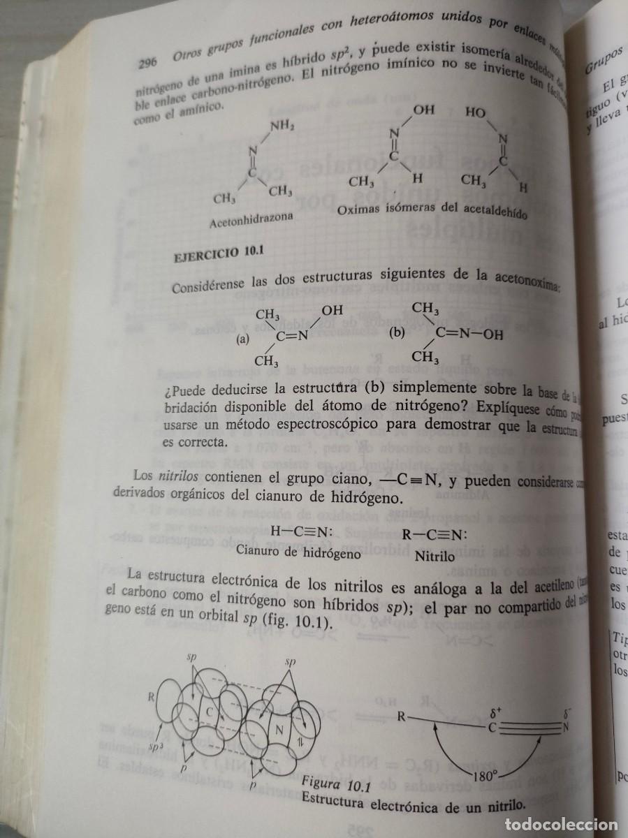 Libros de segunda mano de ciencias: Qu&iacute;mica Org&aacute;nica - Allinger - Foto 5