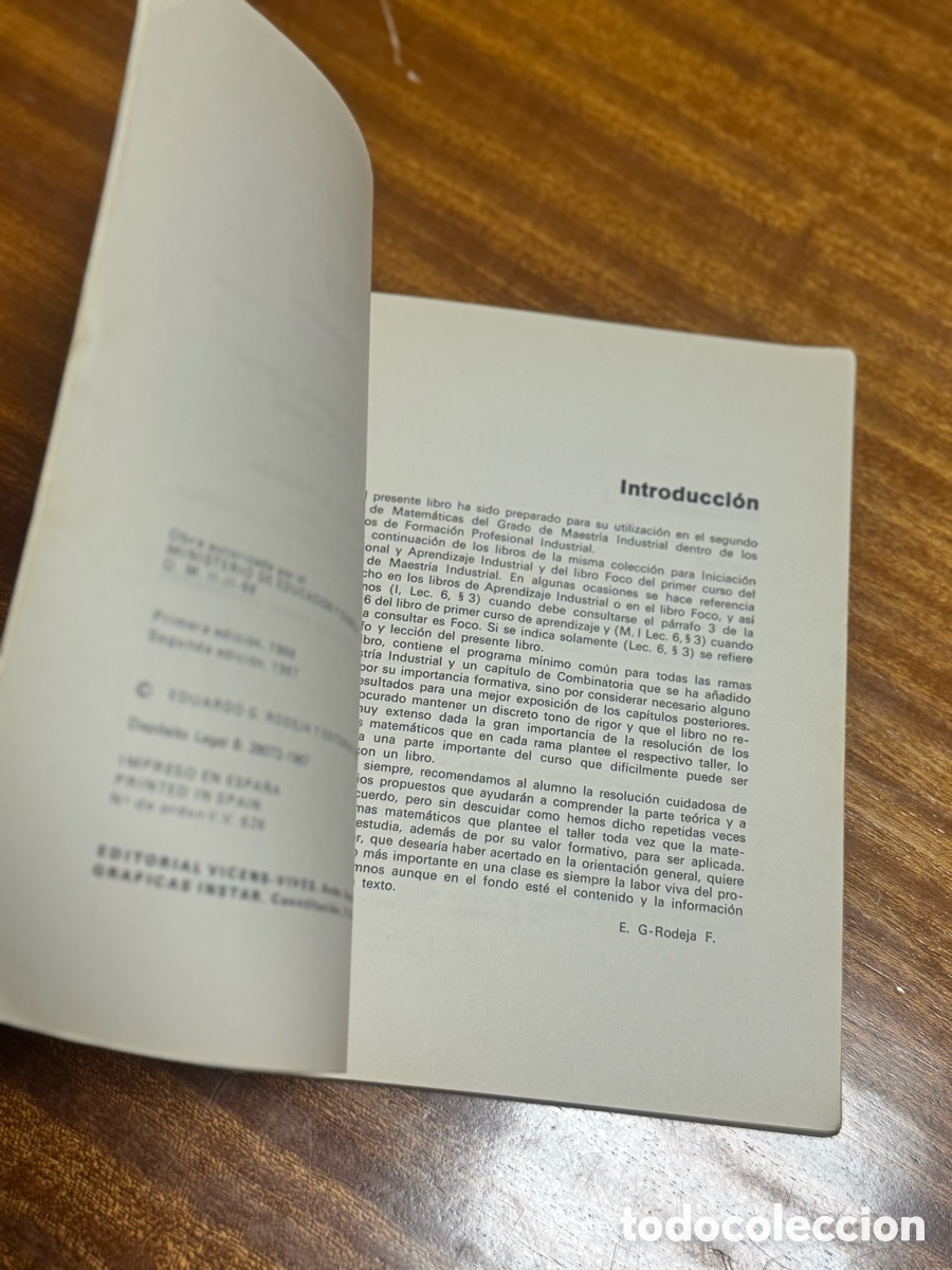 Libros de segunda mano de ciencias: Segundo curso. Matem&aacute;ticas - Foto 4