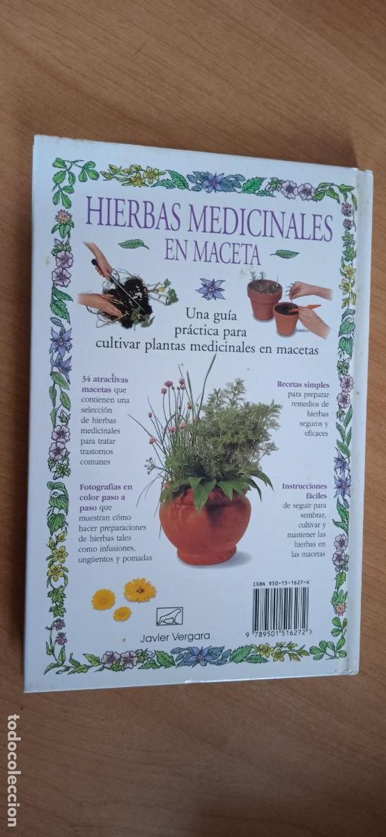 Libros de segunda mano: HIERBAS MEDICINALES EN MACETA. EFFIE ROMAIN. SUE HAWKEY - Foto 5