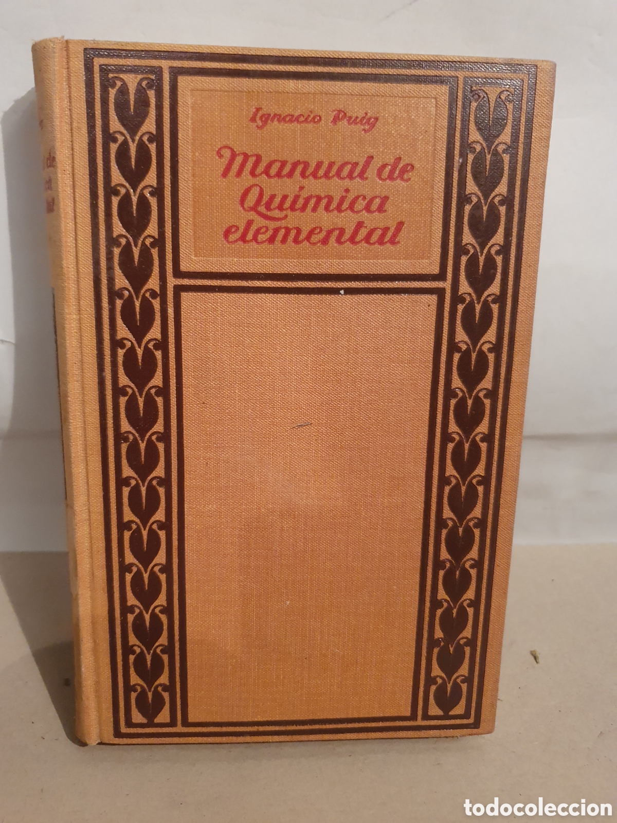 Libros de segunda mano de ciencias: MANUAL DE QUIMICA ELEMENTAL. IGNACIO PUIG. 1&deg;EDICION. MANUEL MARIN EDITOR. 1935. - Foto 1