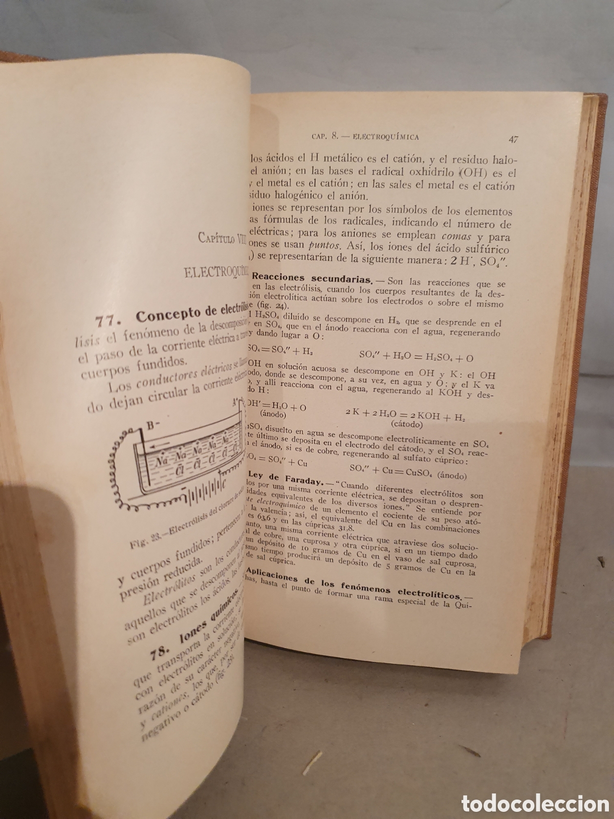 Libros de segunda mano de ciencias: MANUAL DE QUIMICA ELEMENTAL. IGNACIO PUIG. 1&deg;EDICION. MANUEL MARIN EDITOR. 1935. - Foto 7