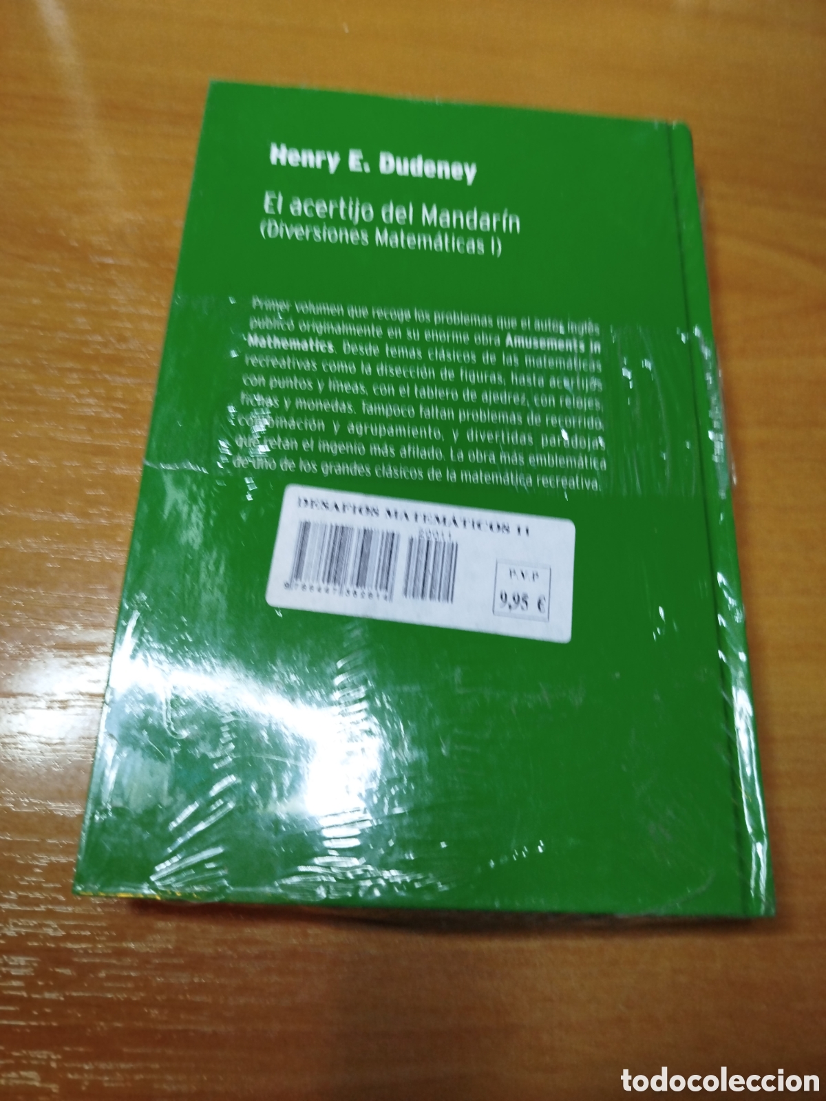 Libros de segunda mano de ciencias: El acertijo del mandar&iacute;n. Matem&aacute;ticas. Biblioteca desaf&iacute;os matem&aacute;ticos. - Foto 2