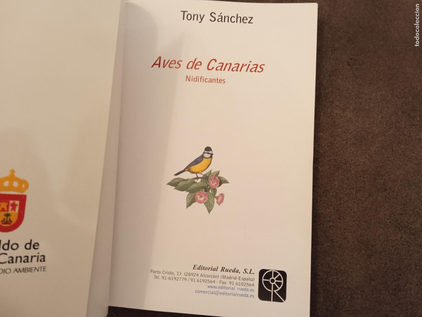 Libros de segunda mano: AVES CANARIAS NIDIFICANTES. TONY SANCHEZ. EDITORIAL RUEDA. - Foto 2