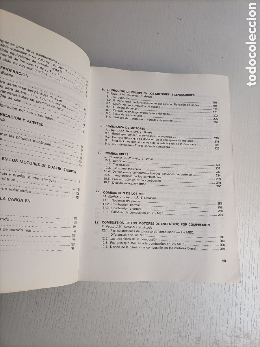 Libros de segunda mano de ciencias: Motores de combusti&oacute;n interna alternativos. M.Mu&ntilde;oz - Foto 10