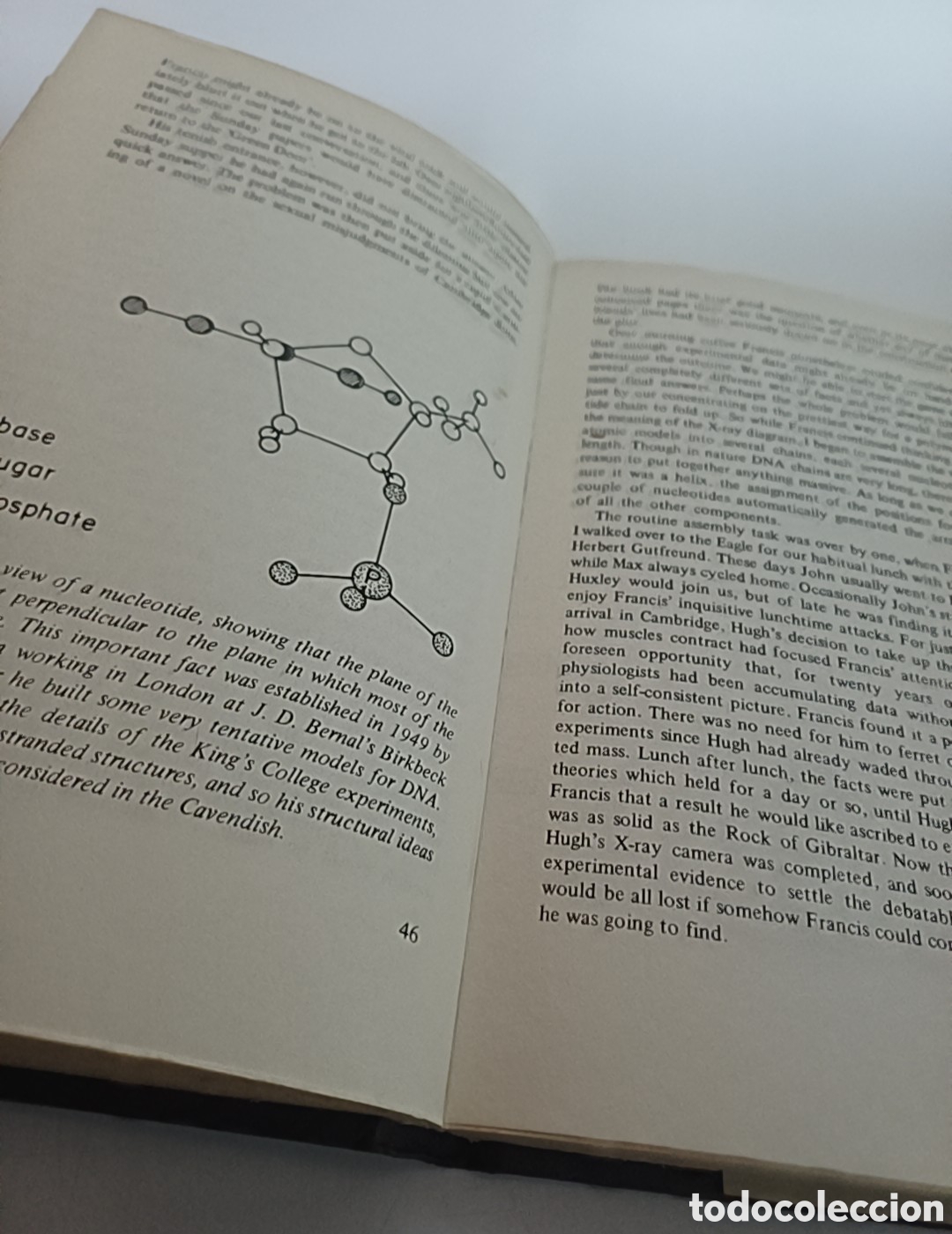 Libros de segunda mano: The Double helix 1969 James D. Watson INGL&Eacute;S - Foto 7