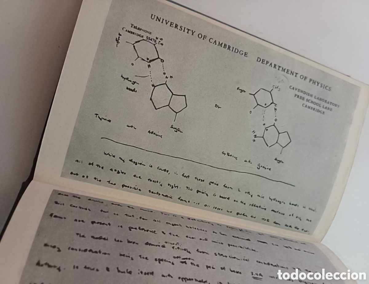 Libros de segunda mano: The Double helix 1969 James D. Watson INGL&Eacute;S - Foto 8