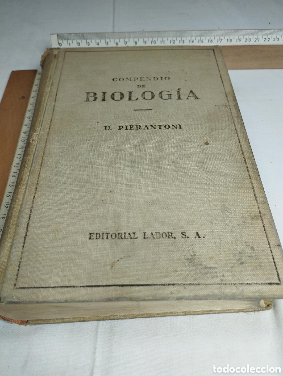 Libros de segunda mano: Compendio de biolog&iacute;a. U. Pierantoni, 1940 - Foto 1