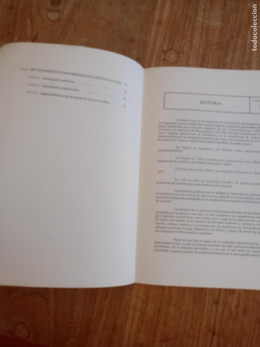 Libros de segunda mano de ciencias: MATERIALES BITUMINOSOS. MANUEL FERN&Aacute;NDEZ C&Aacute;NOVAS. 1990 - Foto 6