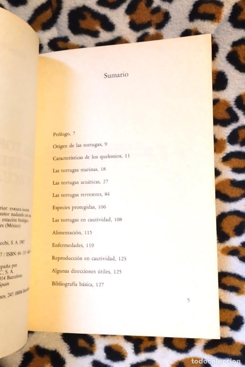 Libros de segunda mano: LAS TORTUGAS TERRESTRES Y ACU&Aacute;TICAS. ENRIQUE DAUNER - Foto 3