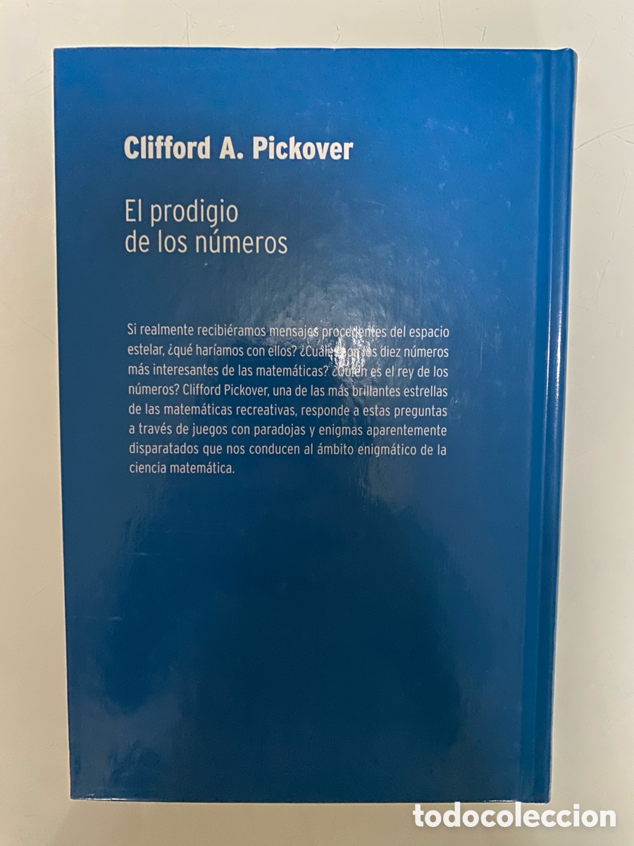 Libros de segunda mano de ciencias: El prodigio de los n&uacute;meros - PICKOVER, Clifford A. - Foto 2