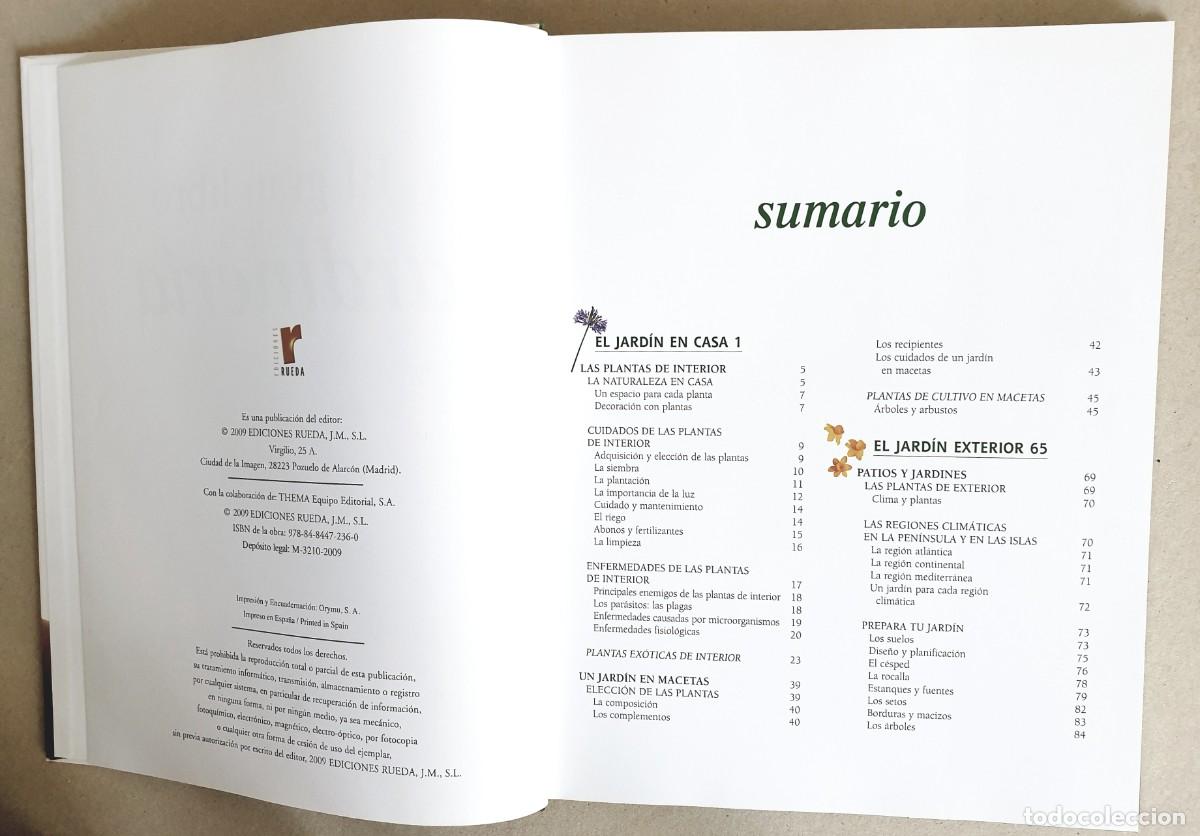 Libros de segunda mano: El gran libro de la Jardiner&iacute;a. Ediciones Rueda. 2009 - Foto 3