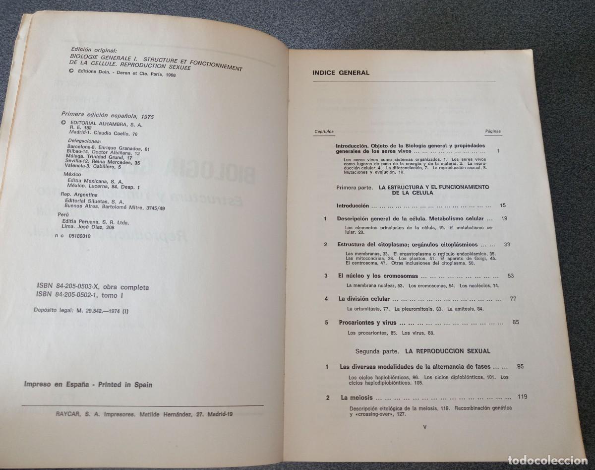 Libros de segunda mano: Lote libros Biolog&iacute;a General Maxime Lamotte Philippe L`Heritier - Foto 5