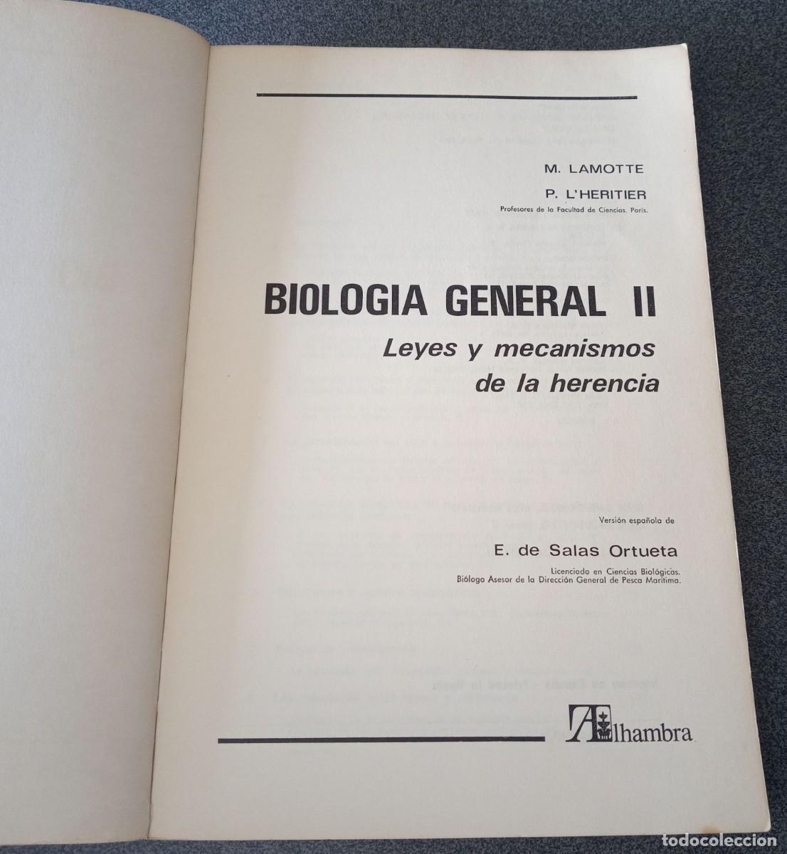 Libros de segunda mano: Lote libros Biolog&iacute;a General Maxime Lamotte Philippe L`Heritier - Foto 11