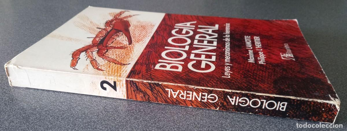 Libros de segunda mano: Biolog&iacute;a General Maxime Lamotte Philippe L`Heritier - Foto 2