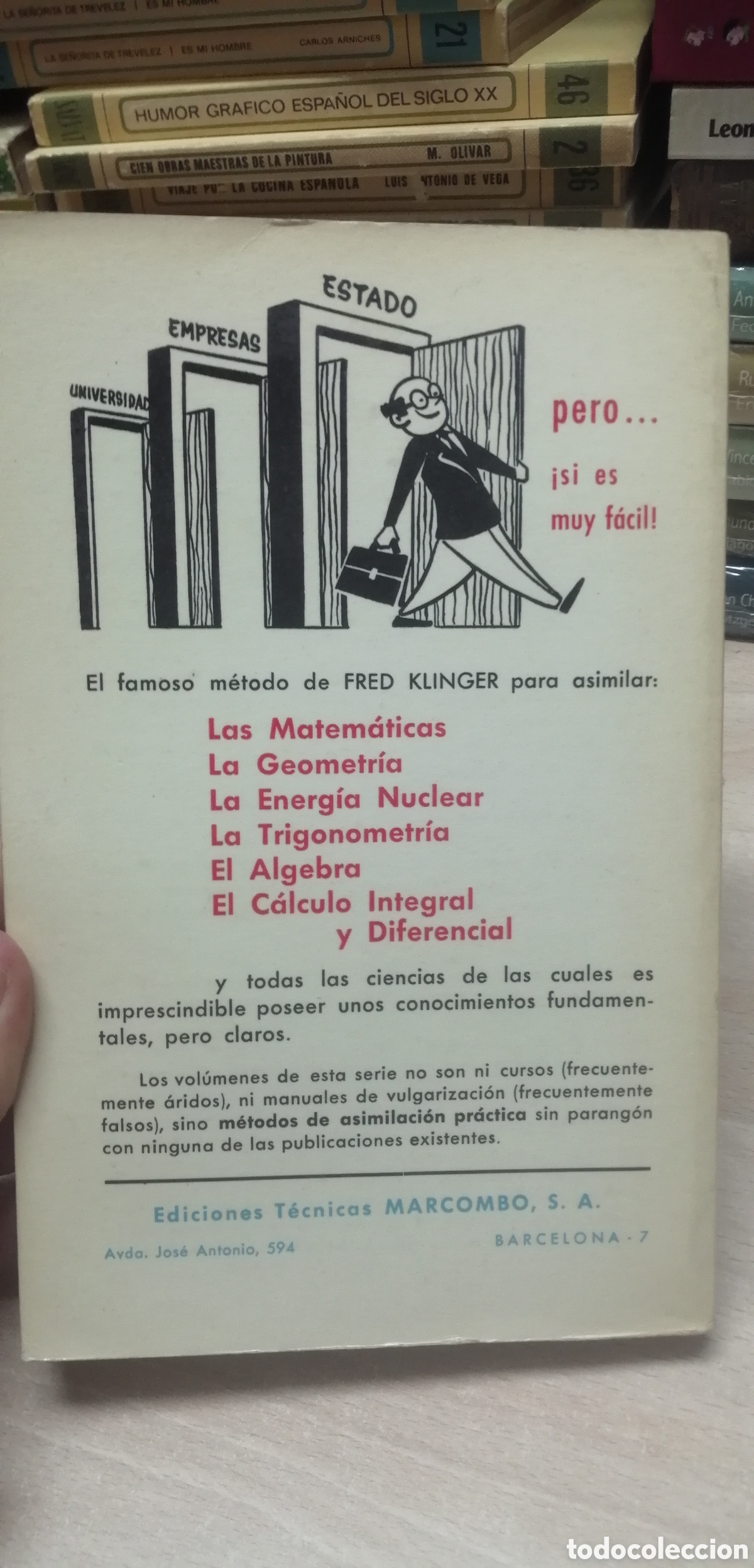 Libros de segunda mano de ciencias: &iquest;El &Aacute;lgebra? Pero si es muy f&aacute;cil Fred Klinger - Foto 4